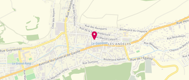 Plan de Marjoly Boutique, 20 place Nicolas Poussin, 27700 Les Andelys