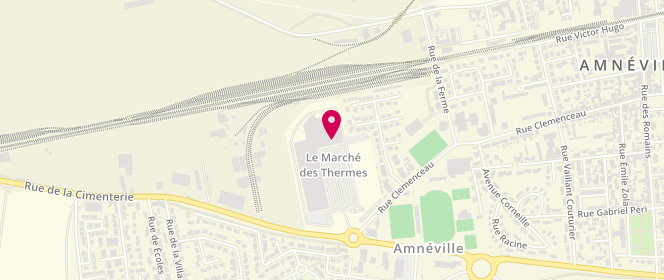 Plan de Vika, le Marché des Thermes
Rue Clemenceau, 57360 Amnéville