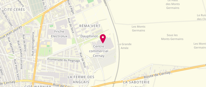 Plan de Pennina Shop, 16 Route de Cernay, 51100 Reims