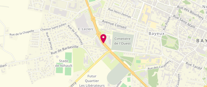 Plan de Cache-Cache - Bonobo, Boulevard 6 Juin, 14400 Bayeux