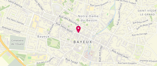 Plan de Sud Express, 50 Rue Saint-Martin, 14400 Bayeux