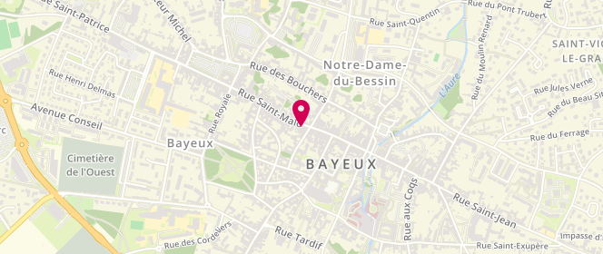 Plan de Mes Amies m'Ont Dit, 7 Rue Saint-Malo, 14400 Bayeux