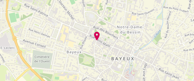 Plan de Les p'Its Momes, 57 Rue Saint-Malo, 14400 Bayeux