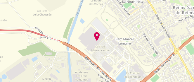 Plan de Grain de Malice, La Croix Maurencienne Centre Commercial Leclerc, 51370 Saint-Brice-Courcelles