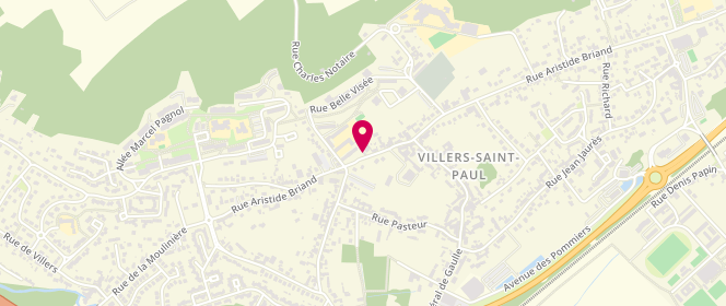 Plan de Nadège Boutique, 35 Rue Aristide Briand, 60870 Villers-Saint-Paul