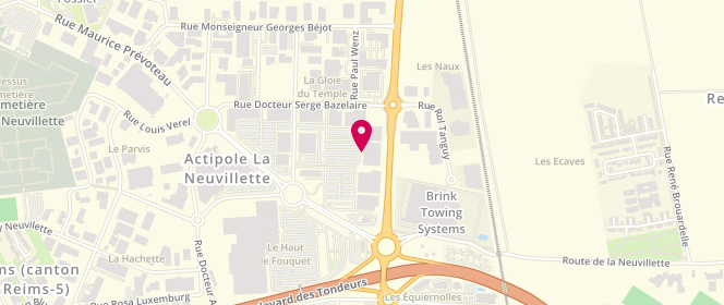 Plan de La Halle, Zone Cora la Neuvillette
D966, 51100 Reims