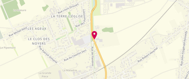 Plan de Distri Center, Avenue Auvelais, 60700 Pont-Sainte-Maxence