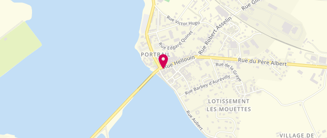 Plan de Portbail Plaisance, 6 place Edmond Laquaine, 50580 Port-Bail-sur-Mer