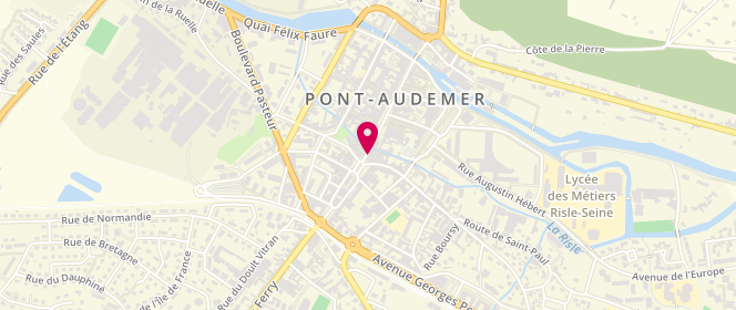 Plan de L'Annexe, 6 Rue Thiers, 27500 Pont-Audemer