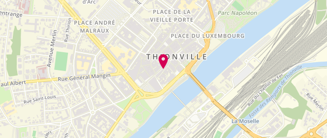 Plan de Pour L, 20 Rue de Paris, 57100 Thionville