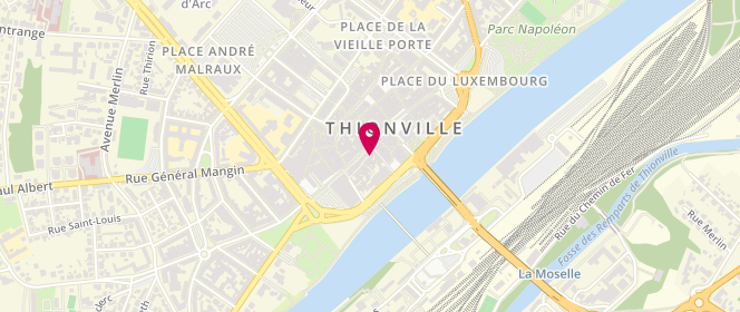 Plan de La Réserve, 8 Rue de la Tour, 57100 Thionville