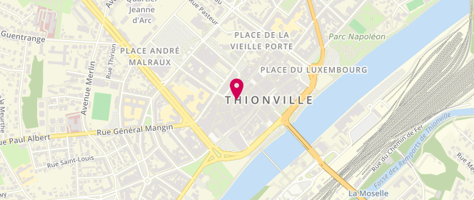 Plan de Charlyne Mariage, 1 Rue du Four Banal, 57100 Thionville