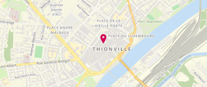Plan de Hunkemöller Thionville, 26 Rue du Four Banal, 57100 Thionville