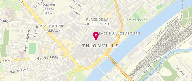 Plan de Christine Laure, 10 Rue des 2 Places, 57100 Thionville