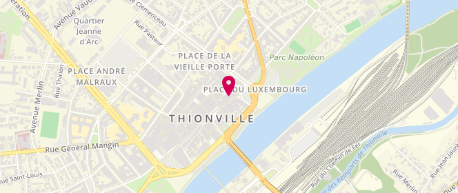 Plan de Brocker's, 20 Rue du Luxembourg, 57100 Thionville