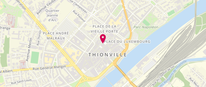 Plan de La Scatola Just For Men Sàrl, 35 Rue de l'Anc. Hôpital, 57100 Thionville