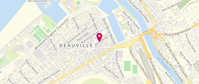 Plan de Morny Habillement Deauville, 9 Rue Breney, 14800 Deauville