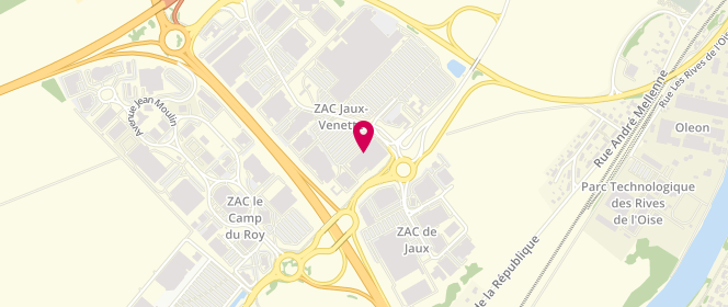 Plan de Aubert Compiègne, Zone Carrefour
1 Avenue de l'Europe Zone Aménagement de La, 60280 Venette