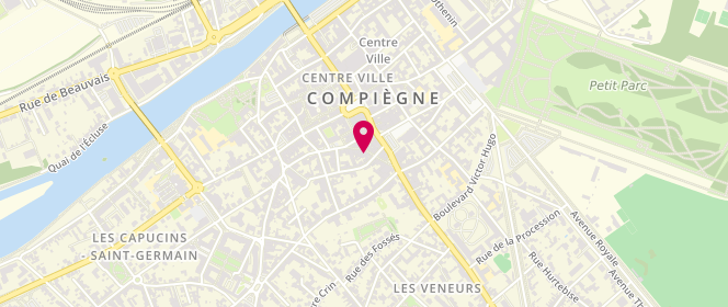 Plan de Cache Cache, 12 Rue des Lombards, 60200 Compiègne