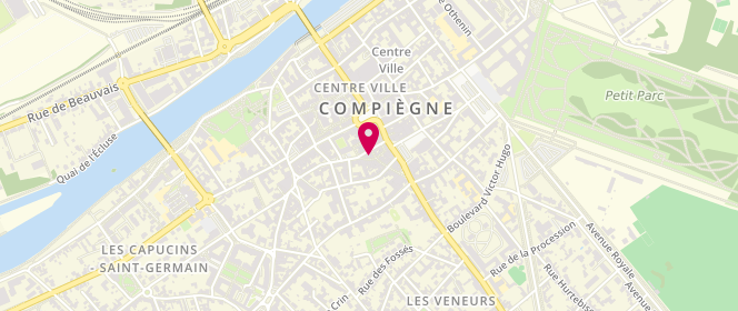Plan de Etam Lingerie, 3 Rue des Lombards, 60200 Compiègne