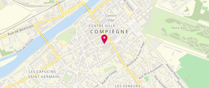 Plan de Boutique Devernois, 13 Rue de l'Étoile, 60200 Compiègne