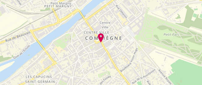 Plan de Begona, 4 Rue Jean Legendre, 60200 Compiègne