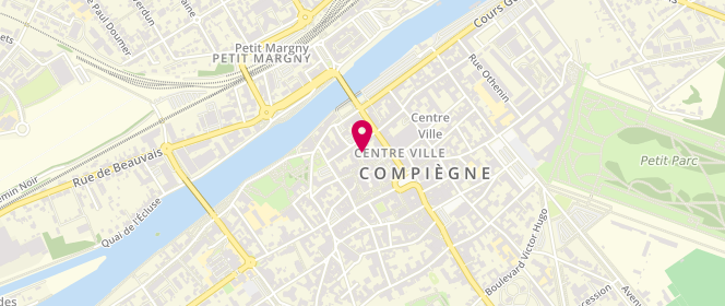 Plan de Yamaël, 23 Rue Saint-Nicolas, 60200 Compiègne