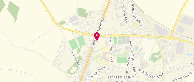 Plan de Amcsa Tech & Style, 136 avenue de Flandre, 60190 Estrées-Saint-Denis