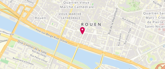 Plan de 1.2.3, 25 Rue Grand Pont, 76000 Rouen