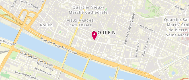 Plan de OXBOW Rouen, 68 Rue du Général Leclerc, 76000 Rouen