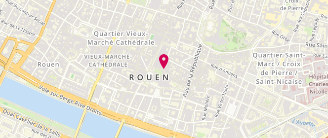 Plan de Marie Laure L, 74 Rue Saint Romain, 76000 Rouen