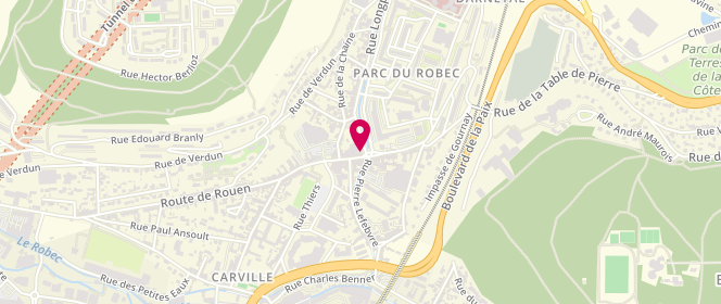 Plan de Frou-Frou, 54 Rue Sadi Carnot, 76160 Darnétal
