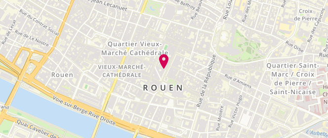 Plan de Mademoiselle, 15 Rue Aux Juifs, 76000 Rouen