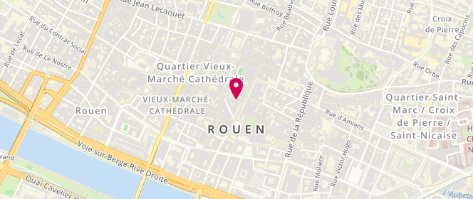 Plan de Saint James Boutique, 8 Rue Aux Juifs, 76000 Rouen