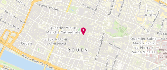 Plan de Arthur, 70 Rue des Carmes, 76000 Rouen