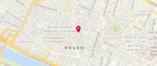 Plan de Bérénice, 73 Rue Carmes, 76000 Rouen