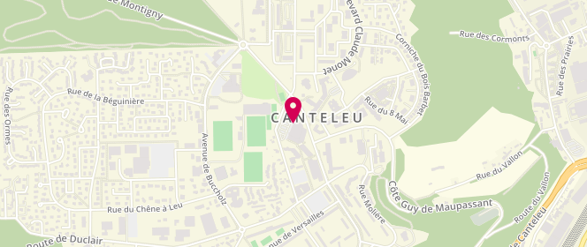 Plan de Chic & Chouette, Rue de Montigny, 76380 Canteleu