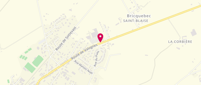 Plan de Distri Center, Bricquebec 39 Route Valognes, 50260 Bricquebec-en-Cotentin