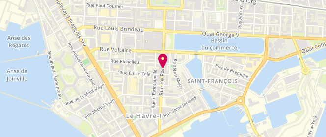 Plan de Aurélia Mariages, 134 Rue de Paris, 76600 Le Havre