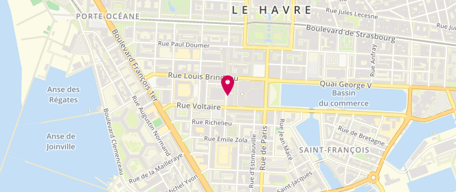 Plan de ANTHRACITE, 28 Rue Bernardin de Saint-Pierre, 76600 Le Havre