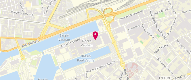 Plan de Jd Sports, Centre Commercial Docks Vauban
70 Quai Frissard, 76600 Le Havre