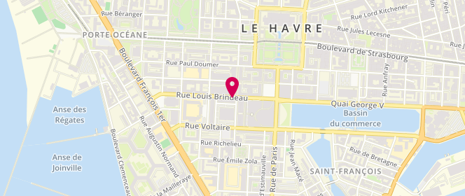 Plan de Coup de Foudre, 98 Rue Louis Brindeau, 76600 Le Havre