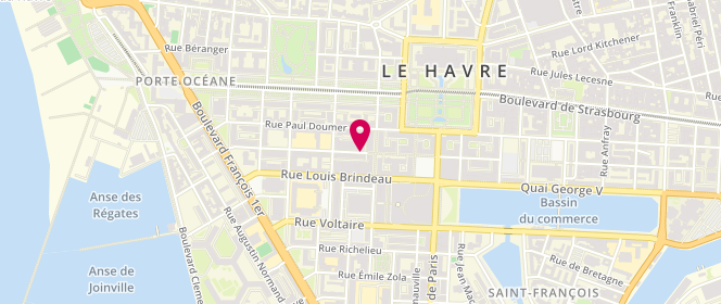 Plan de Leclerc Vêtements, 76 Bis Rue Victor Hugo, 76600 Le Havre