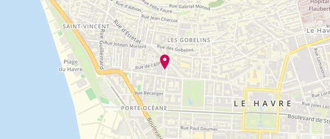 Plan de L'Atelier Shopping, 43 Rue Louis Philippe, 76600 Le Havre