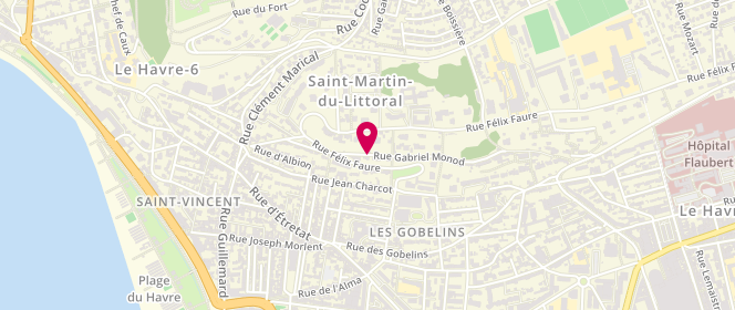 Plan de Diy Clothing, 31 Rue Gabriel Monod, 76600 Le Havre