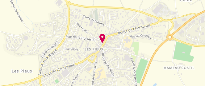 Plan de Laeti Shoes, 28 Rue Centrale, 50340 Les Pieux