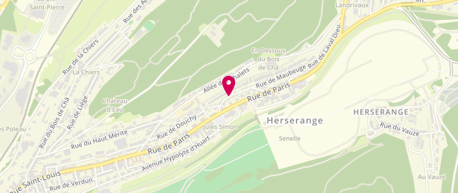 Plan de Serbout Allal, 8 Rue Jules Simon, 54440 Herserange