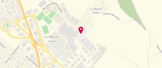 Plan de Zeeman Textielsupers, Zc du Mesnil Roux Boulevard Normandie, 76360 Barentin
