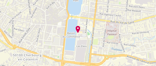 Plan de Blue Box, Centre Commercial Les Eleis Quai Entrepôt, 50100 Cherbourg-en-Cotentin