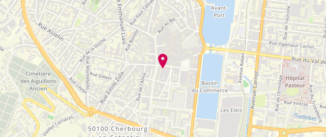 Plan de Moda Riva, 11 Bis Rue Gambetta, 50100 Cherbourg-en-Cotentin